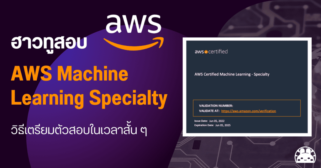 รีวิวสอบ AWS Certified Machine Learning - Specialty แนะนำแนวข้อสอบ และ Sns-Brigh10